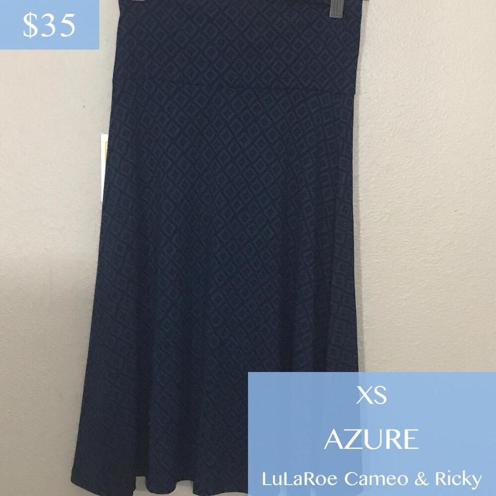 XS Azure Skirt from LuLaRoe